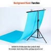 Professional studio black color aluminum background cloth stand/photo studio accessories backdrop stand kit with carry bag