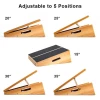 Professional Wooden Slant Board - Full Coverage, Standard Size