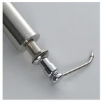 Promotion Deck Mounted Chrome Soap Dispenser 220ml Kitchen Liquid Soap Dispenser Stainless