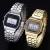 Import Promotion WR Clock Ultra-thin Metal Digital Watch Unisex Popular Alloy Digital Watch from China