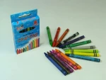 Promotional eco friendly high quality 8 color drawing rainbow wax crayon