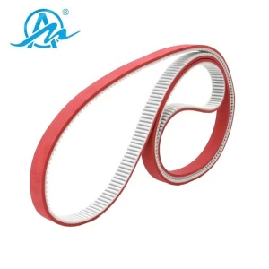 Pu transmission belt HTD5M embroidery machine timing belt with red rubber