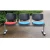 Import public waiting area plastic gang chair with padded seat from China