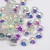 Pujiang Wholesale  High Quality ss3-ss30 mix sizes Flatback Pink white Opal Glass Non Hot Fix Rhinestones for Mobile Nail Art