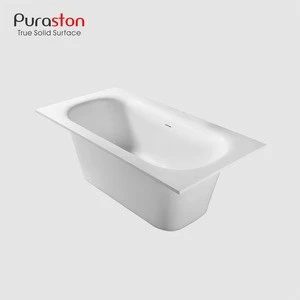 Puraston lowes freestanding toe tap drain large plastic solid surface spa soaking bathroom tubs