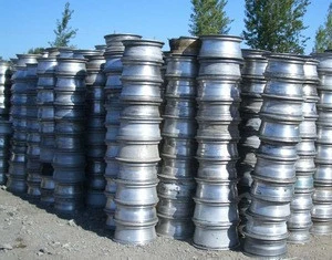 Pure 99.9% Aluminum Scrap 6063 / Alloy Wheels scrap / Baled UBC aluminum For Sale