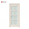 Pvc swing casement door america style French door glass inserts upvc bedroom window and door manufacturer