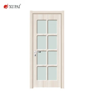 Pvc swing casement door america style French door glass inserts upvc bedroom window and door manufacturer