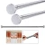 Import QJMAX Most Popular Design in Amazon Selling Bathroom Telescopic Shower Curtain Rod from China