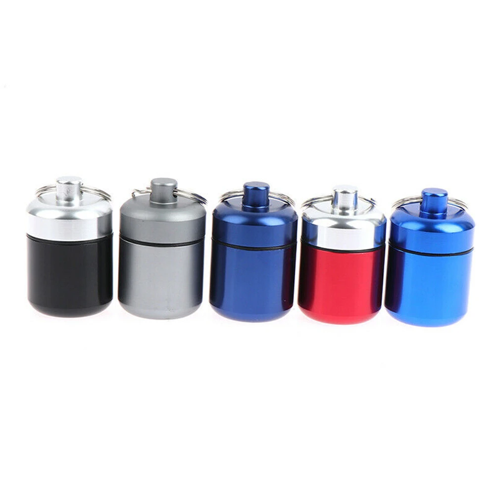 Ready To Ship Hot Sale Metal Pill Boxes Portable Case Container Pill Bottle  Personal Health Care