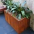 Import Ready to Ship In Stock Fast Dispatch  Outdoor Raised Garden Corten Steel large Planters Rectangular Planter Box Flower Pot from China