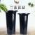 Import Ready to Ship Outdoor Greenhouse Black Plastic Orchid Pots/Orchid Flower Pot Planter Pot Side without Hole from China