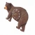 Import Realistic Home Decor Resin Brown Bear Hanging Wall Clock from China