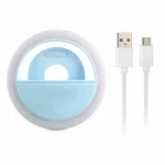 Rechargeable Camera Selfie Ring Flash Mobile Cell Phone Selfie Fill LED Light For Selfie