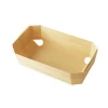 Rectangular Microwave Oven Safe Disposable Bread Loaf Cake Wooden Baking Mold Dishes Baking Pans
