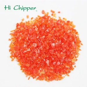 Recycle Decorative Crushed Red Glass Manufacturer for Engineered Stone Tile Terrazzo Concrete Landscaping Decoration