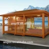 Red Cedar Wood Gazebo for outdoor spa/sauna with Shower and Sauna Accessoires
