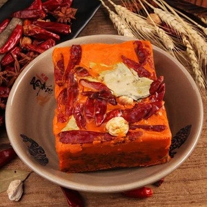 Red Chili Butter Broad Bean Paste Spices Ingredients Chinese Beef Tallow Hot Pot Base Condiment