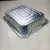 Import Red Color coating oblong disposable half size aluminum foil food containers roasting turkey trays with clear dome lids from China