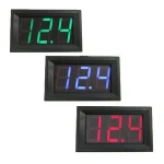 red  MiniDigitalVoltmeterDC4.5V to 30V Digital Voltmeter Voltage Panel Meter For 6V 12V 24V electromobile Motorcycle Car 0.56 ''