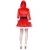 Import Red velvet fur hooded dress sexy adult female Santa Claus costume from China