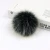 Removable Imitation Fake Fox Animal Fur Pom Pom Ball Keychains Faux Fur Ball K With Snap Button