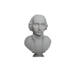 Resin Plaster Roman Antique Bronze bust statue