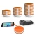 Import Restaurant wireless queue calling equipment vibrating pager system coaster guest pager from China
