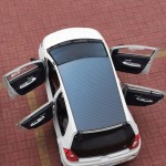 Right hand drive solar electric car RHD with different power of motor