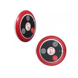 RINGBELL FD-4 Hot Selling Restaurant Service Waiter Calling Transmitter Button with Four-Key/Table Service Coaster Pager