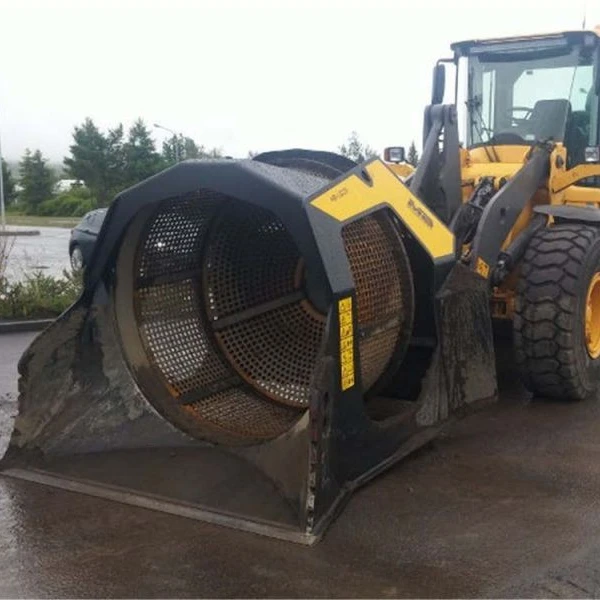 Rotating screening bucket suit for PC300-7-8
