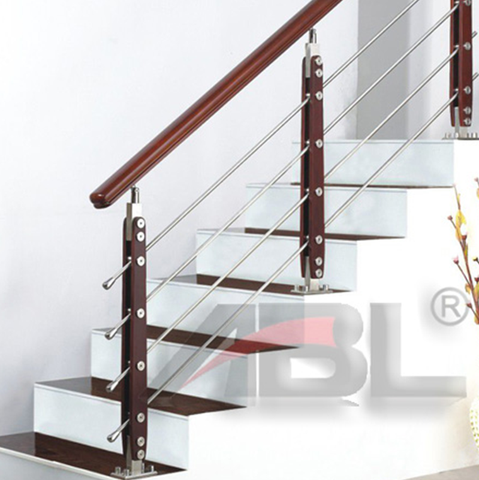 Buy Round Handrail Balcony Rod Railing Stainless Steel Railing Handrail ...