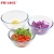 Import round serving bowl glass food prep and mixing bowl from Pakistan