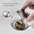 Import ROVOGO Brass Bathroom Pop-up Drain with Detachable Basket Stopper, Vanity Sink Strainer, Vessel Sink Waste with Overflow, Chrome from China