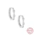 Import ROXI S925 Sterling Silver Fashion All-match Diamond Women Girl Hoop Earrings from China