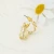 Import RTS zircon fashion hoop earrings women statement earrings wholesale silver and gold earrings from China