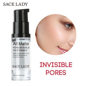 SACE LADY Face Base Primer Makeup 6ml Liquid Matte Make Up Fine Lines Oil-control Facial Cream Brighten Nude Foundation Cosmetic