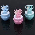 Safety 4pcs Stainless Steel Baby Nail Clipper Manicure Set