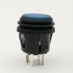 SAJOO 16A 125VAC Sensor Switches Touch Industrial Remote Control Arcade ON-OFF 4 Pin Led IP65 Waterproof Push Button Switch