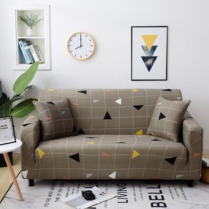 SC008 Stretch Sofa Slipcovers Fitted Furniture Protector Printed Sofa Cover Stylish Fabric Couch Cover