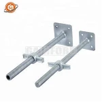 Scaffolding Screw Jack Base Scaffolding Part Type and Q235 Material jack base scaffolding