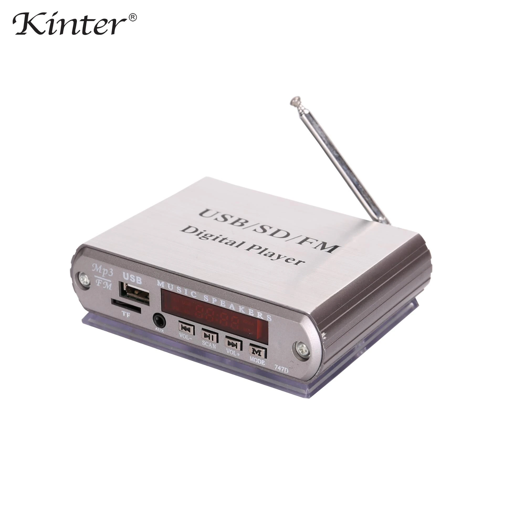 sd usb player with fm radio mini card reader kinter-A5