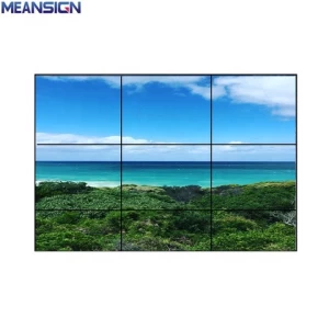Seamless 3.5mm 46 Inch 4K LCD Video Wall Advertising Display Screen Ultra Narrow Digital Signage Indoor
