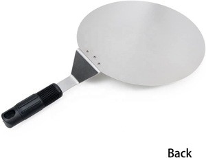 Secure Grip Handle Pizza Peel Baking Tools,Paddle Round Cake Shovel for baking Homemade Pizza