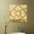 Import Selling well square sticker easy to paste wall art decoration 3d mirror sticker from China