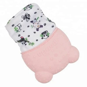 Sensory Chew Toys Silicone Mitten Bear Teeth Baby Teethers For Children