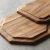 Import Set of 2 Wooden Octagon Square Trays Serving Bread Plates for Fruit Salad Platter Vegetable Food Dish from China