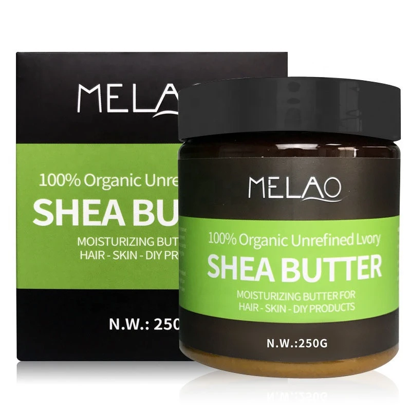 Shea Butter Private Label Natural Skin Whitening And Lightening Body Lotion Body Unrefined Shea Butter Cream 250G