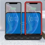 Shemax Qi 10W Wireless Charger 120 W FAST USB Multi 6 Port Desktop USB-C PD Charger for iPhone XS/Max, XR, X/Huawei P20/P30 Pro