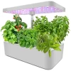 SHENPU Smart Mini Garden Plant Watering Hydroponics Herb Garden Flower Pots Planters